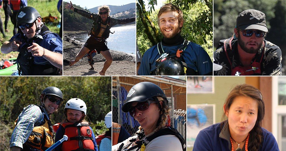 Whitewater Rafting Guides and Staff Members